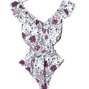 Toluca Swim Isabella Wrap One-Piece Maxi Renaissance | Size Small